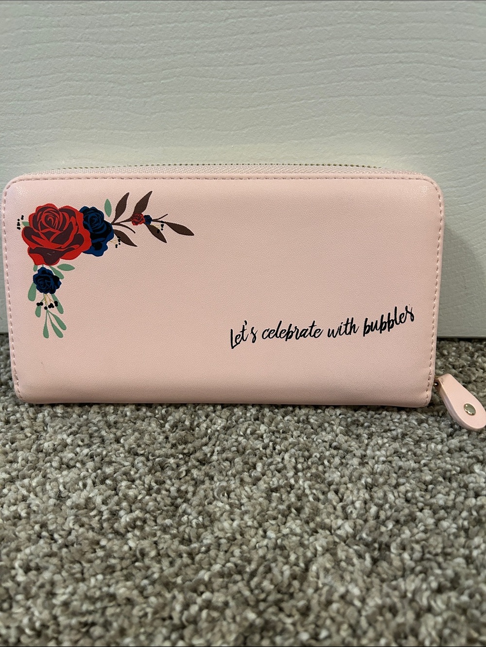 Prosecco Bar Pink Zip Wallet - Unbranded - Picture 2 of 6